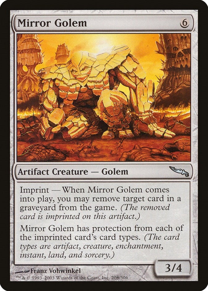 Mirror Golem (208) (MRD)