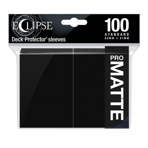 Ultra Pro-Matte Eclipse 100ct Black Standard Sleeves