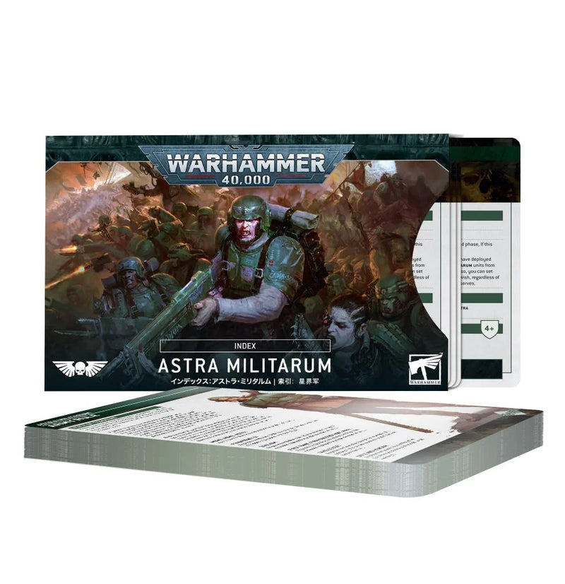 Warhammer 40,000 Index Datacards Astra Militarum