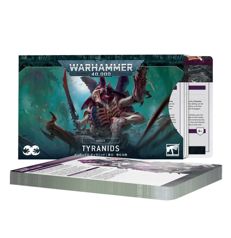 Warhammer 40,000 Index Datacards Tyranids