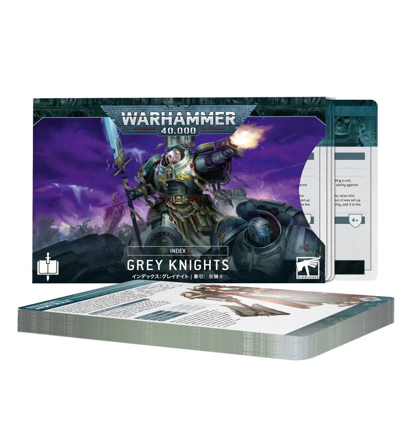 Warhammer 40,000 Index Datacards Grey Knights