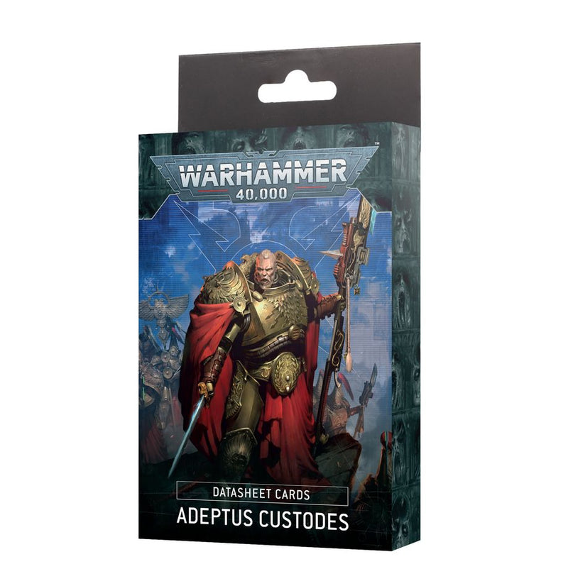 Warhammer 40,000 Adeptus Custodes Datasheet Cards