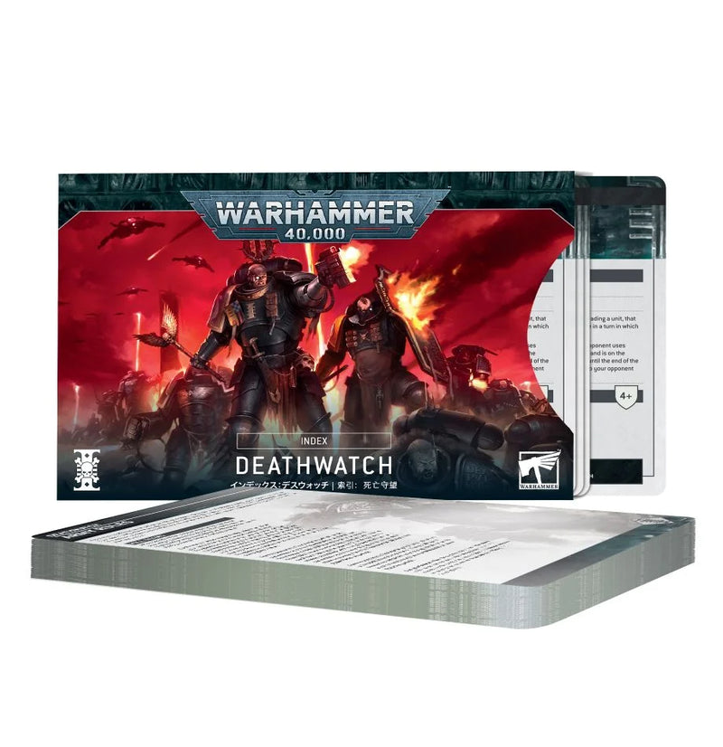 Warhammer 40,000 Index Datacards Deathwatch