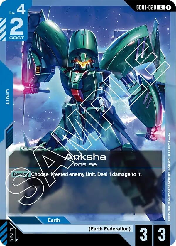 Image for Anksha (GD01-020) (GD01) - Gundam Card Game