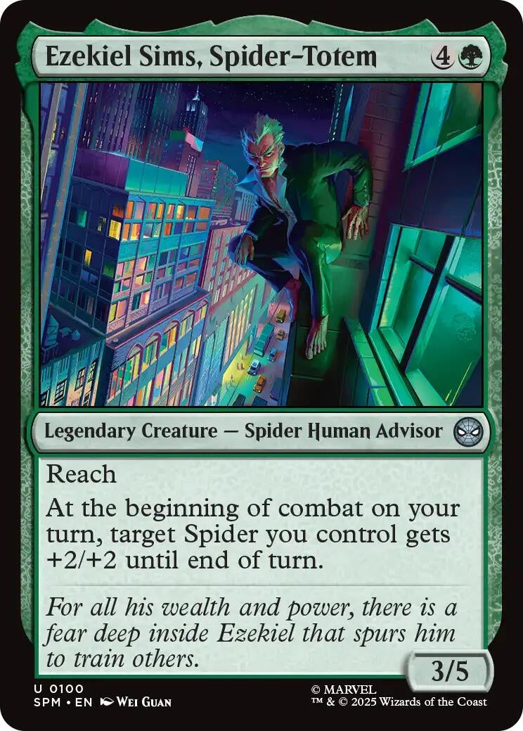 Ezekiel Sims, Spider-Totem (100) (SPM)