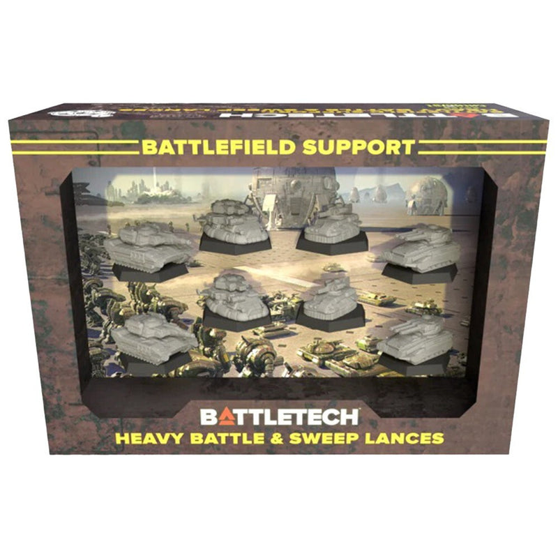 Battletech: battlefield support heavy battle and sweep lances