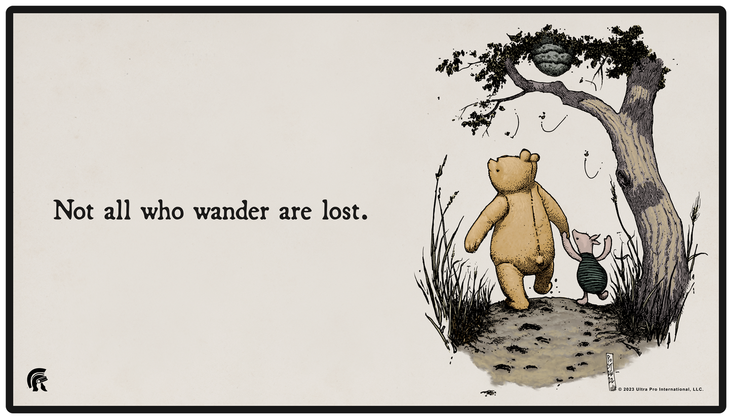 Playmat: Not all who wander are lost