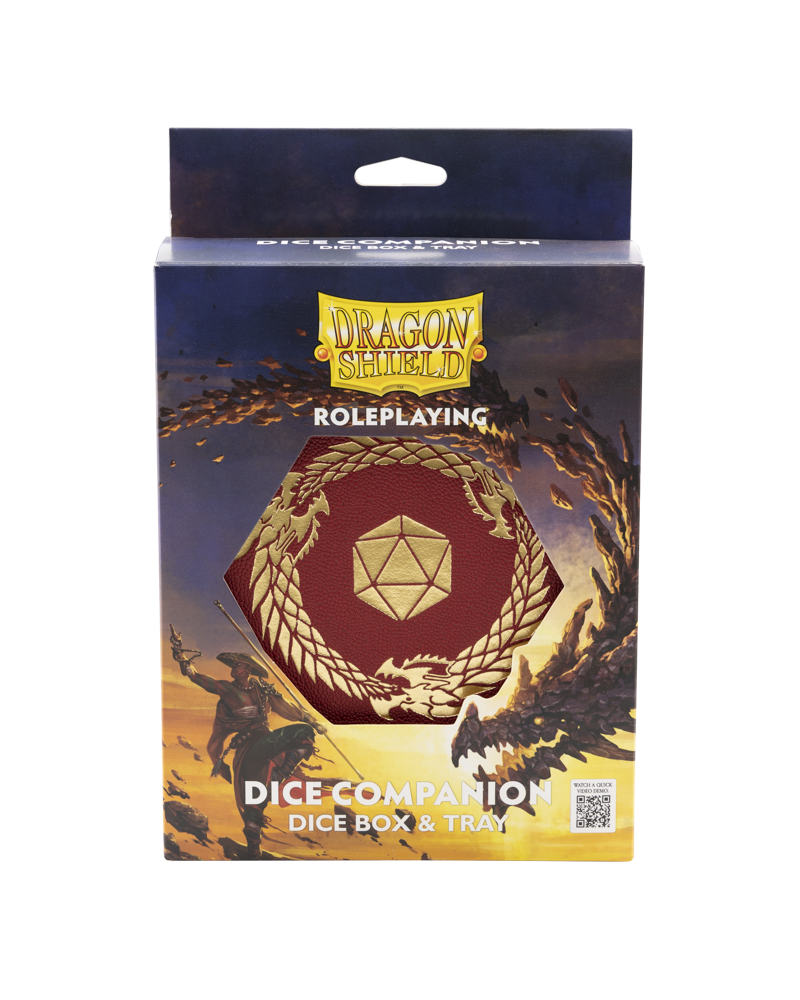 Dragon Shield Dice Companion Blood Red