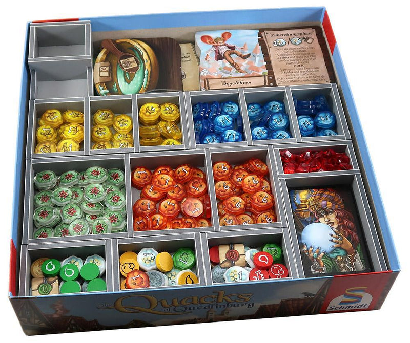 Folded Space Board Game Organizer Quacks of Quedlinburg