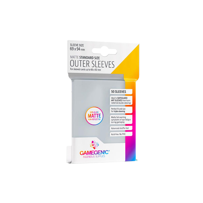 Gamegenics Standard Size Matte Outer Sleeves (50)