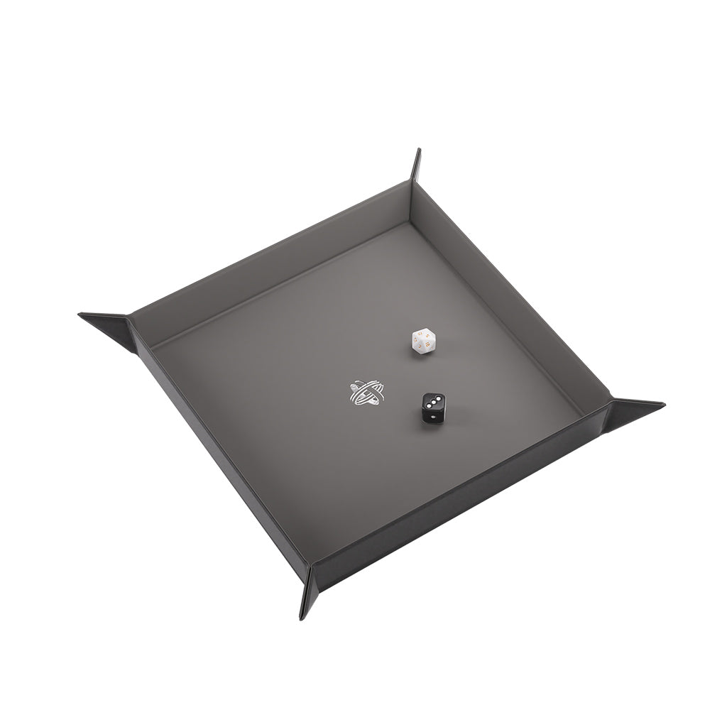 Gamegenics Dice Tray: Square: Grey