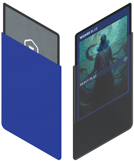 Heavy Play: Curv Sleeves: Wizard Blue