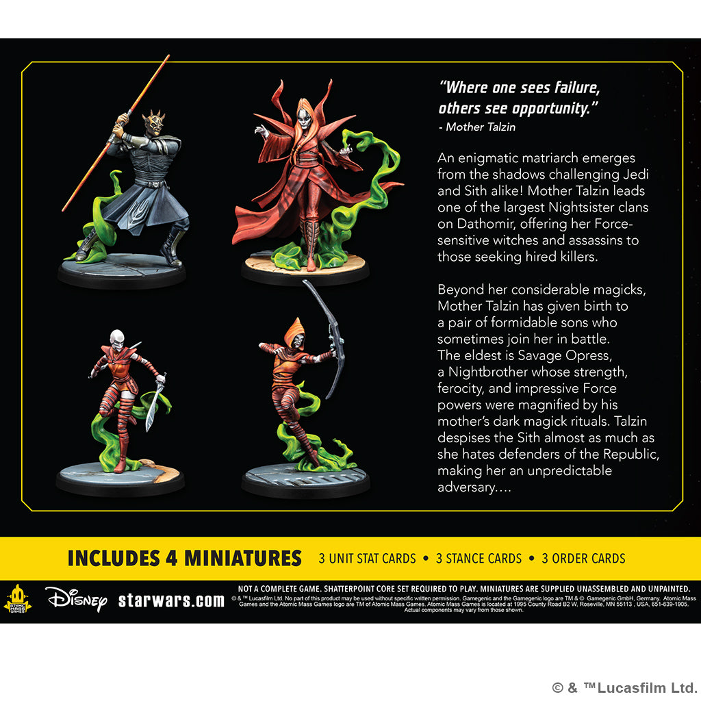 Star Wars Shatterpoint Witches of Dathomir Squad Pack