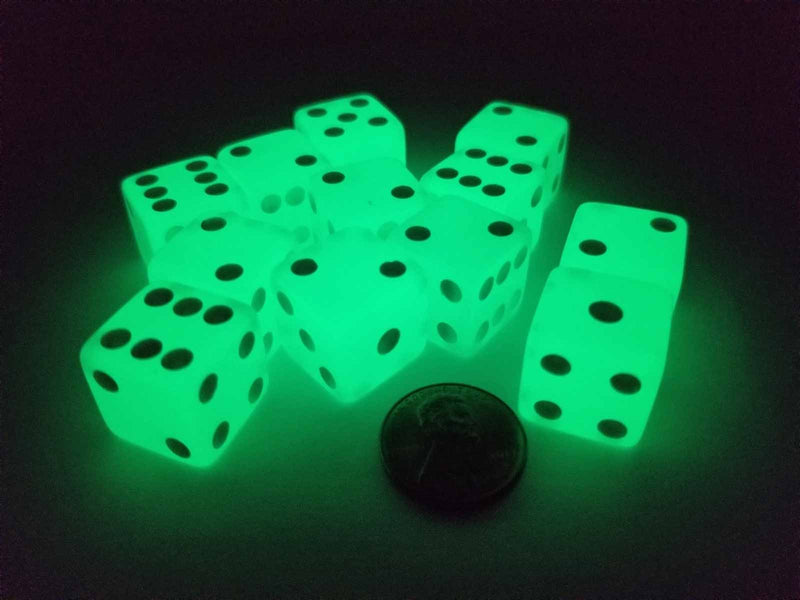 16mm D6 Set Glow in the Dark