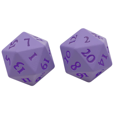 Ultra Pro: Vivid Heavy Metal Dice: Purple (2)