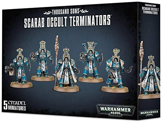 Warhammer 40,000 Thousand Sons Scarab Occult Terminators