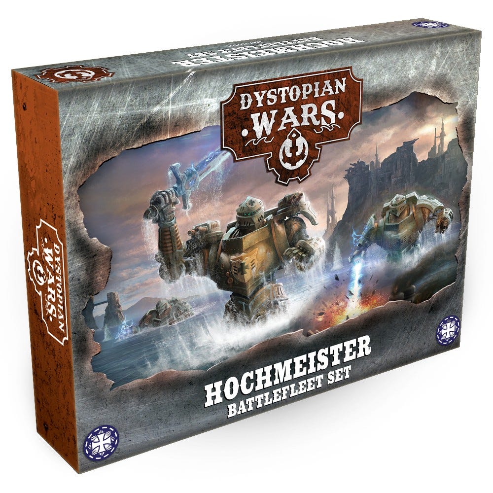 Dystopian Wars Hochmeister Battle Fleet Set