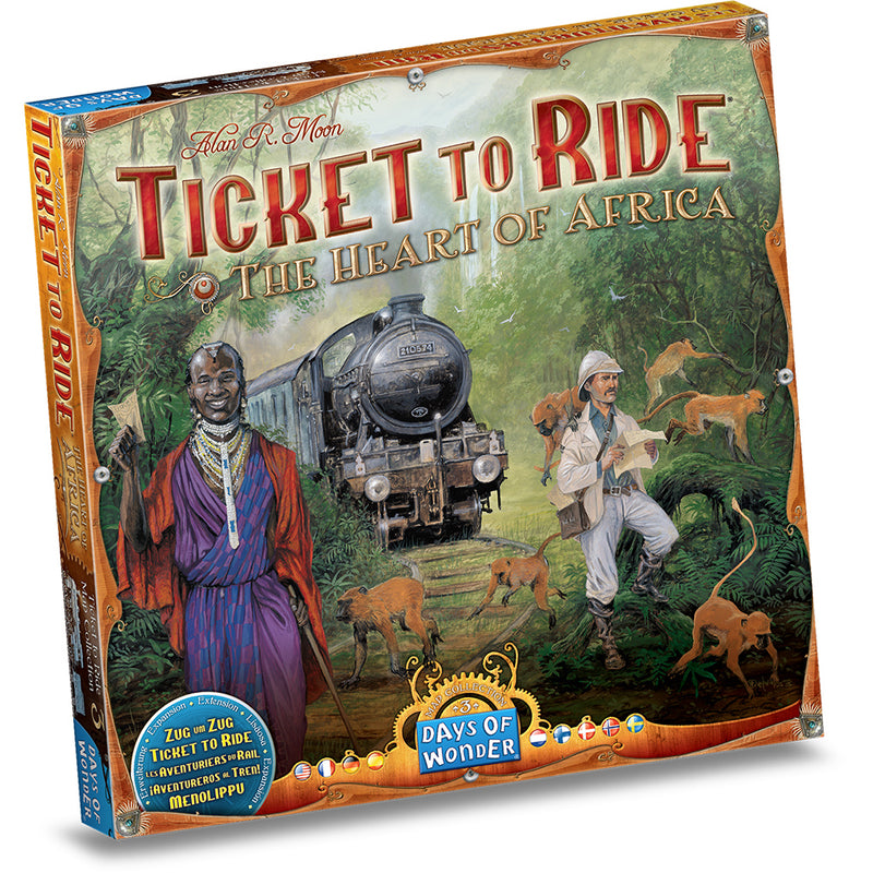 Ticket to Ride: The Heart of Africa Map Set 3