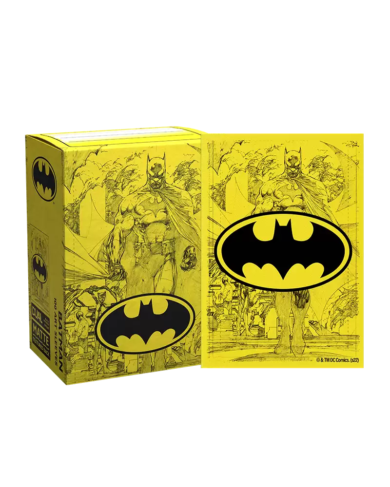 Dragon Shield Sleeves: Batman Core Dual Matte Sleeves 100+