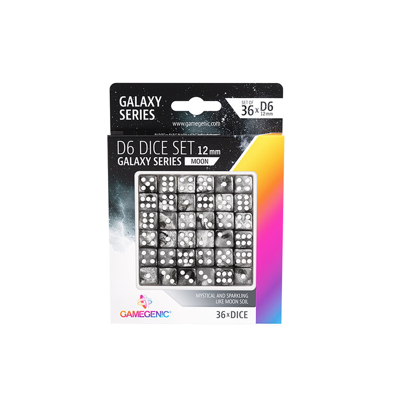 GALAXY SERIES - NEBULA - D6 DICE SET 12 MM (36 PCS)