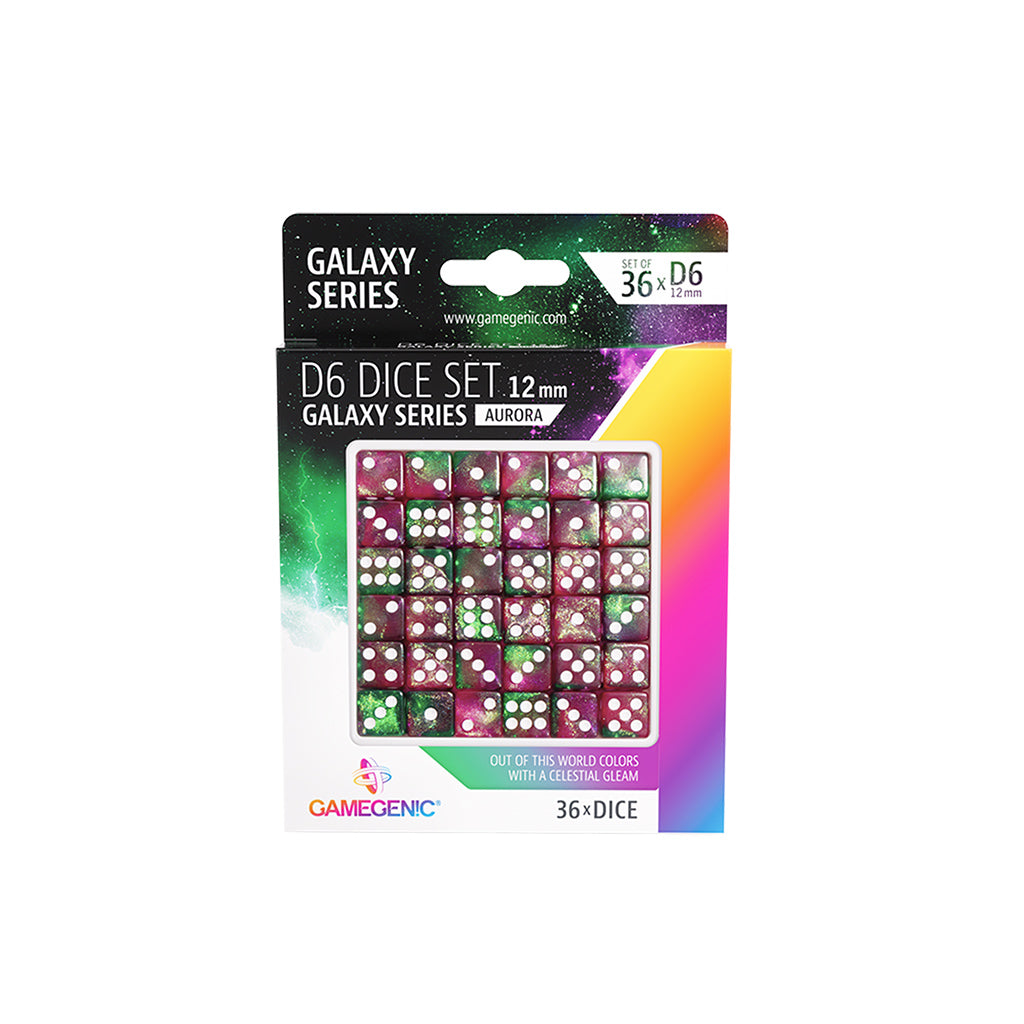 GALAXY SERIES - NEBULA - D6 DICE SET 12 MM (36 PCS)