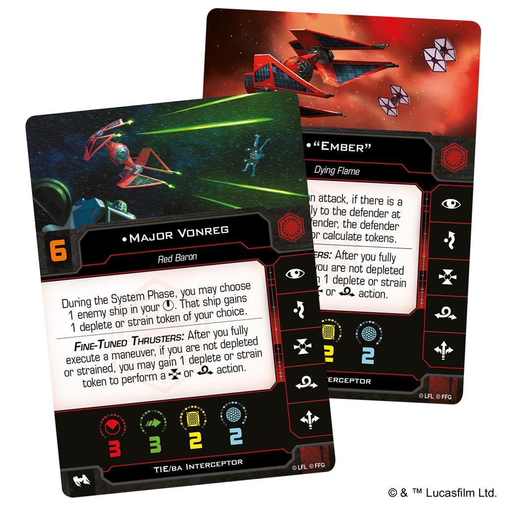 Star Wars X-Wing: 2nd Ed Major Vonreg's Tie