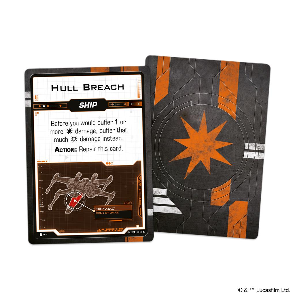 Star Wars X-Wing: 2nd Ed Resistance Damage Deck
