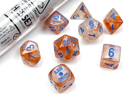 Chessex: Lab Set Poly Rose Gold