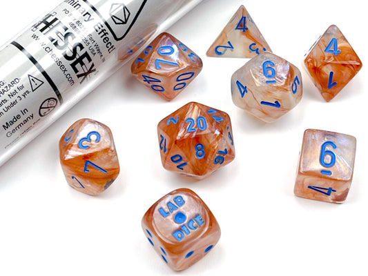 Chessex: Lab Set Poly Rose Gold