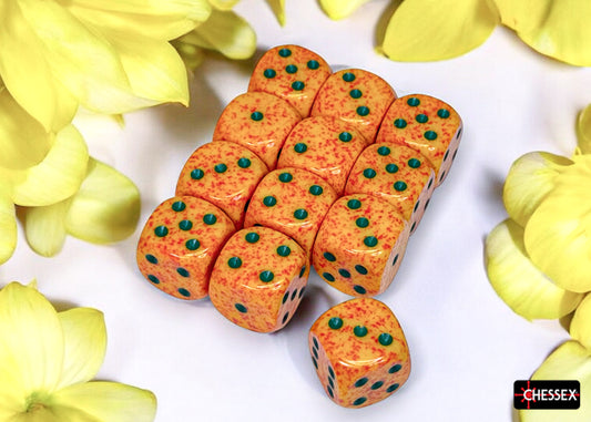 Chessex: 16mm Speckled Lotus D6 Set