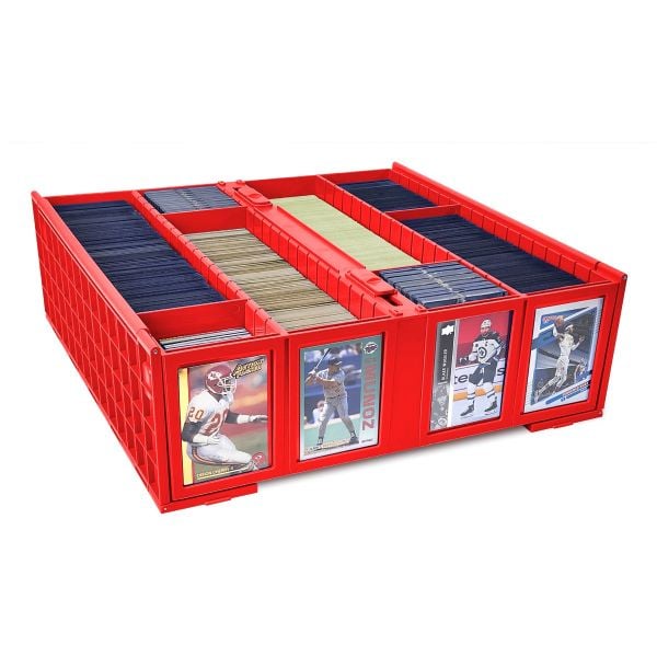 3,200 Count Card Bin: Red