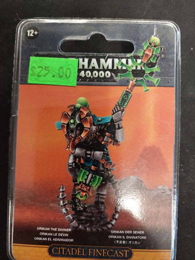 [CONSIGNMENT] Warhammer 40,000 Necron Finecast Orikan The Diviner