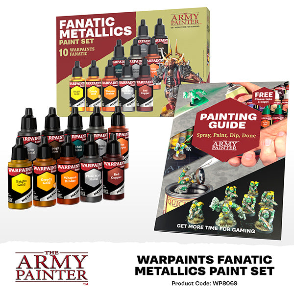 The Army Painter Warpaints Fanatic Metallics Paint Set