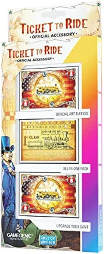 Ticket to Ride Art Sleeves Official Accessories