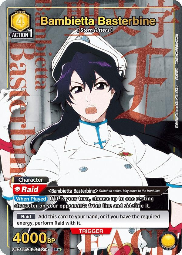 Image for Bambietta Basterbine (014) (SR*) (UE01BT/BLC-1-014) [UE01BT: BLEACH: Thousand-Year Blood War] - Union Arena