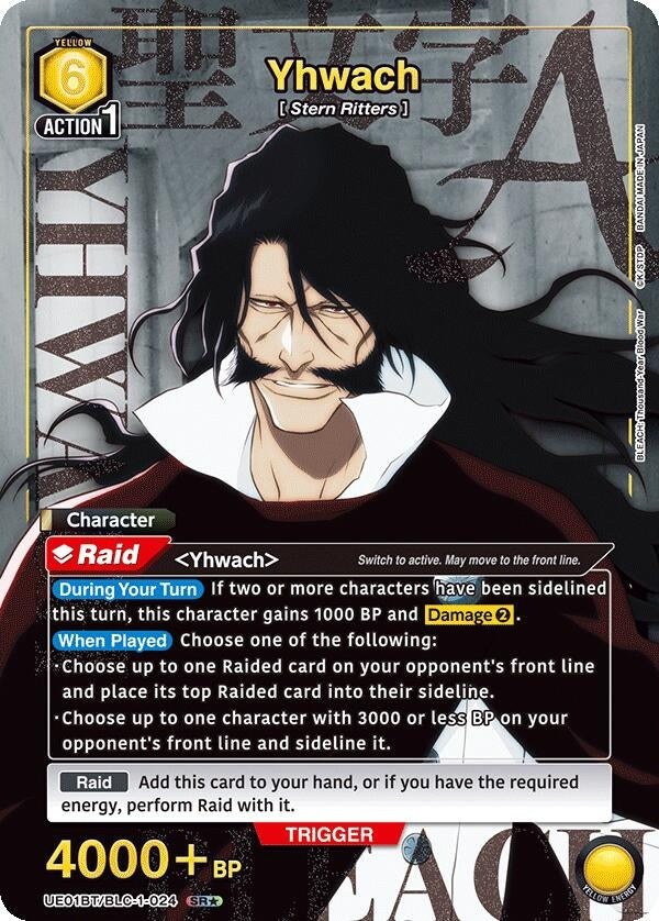 Image for Yhwach (024) (SR*) (UE01BT/BLC-1-024) [UE01BT: BLEACH: Thousand-Year Blood War] - Union Arena