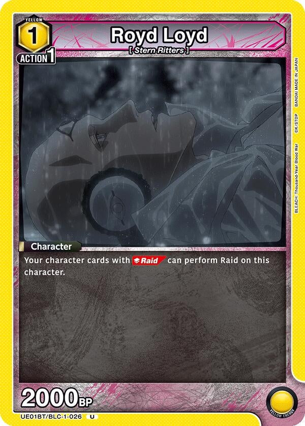 Image for Royd Loyd (UE01BT/BLC-1-026) [UE01BT: BLEACH: Thousand-Year Blood War] - Union Arena