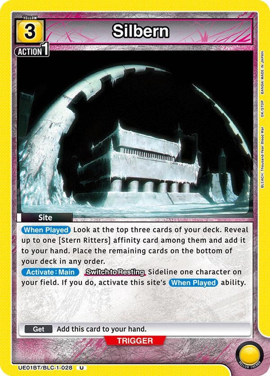 Image for Silbern (UE01BT/BLC-1-028) [UE01BT: BLEACH: Thousand-Year Blood War] - Union Arena