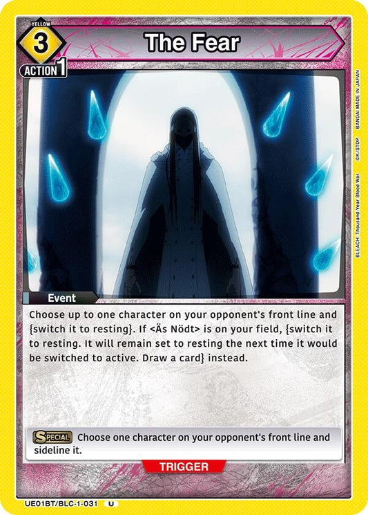 Image for The Fear (UE01BT/BLC-1-031) [UE01BT: BLEACH: Thousand-Year Blood War] - Union Arena