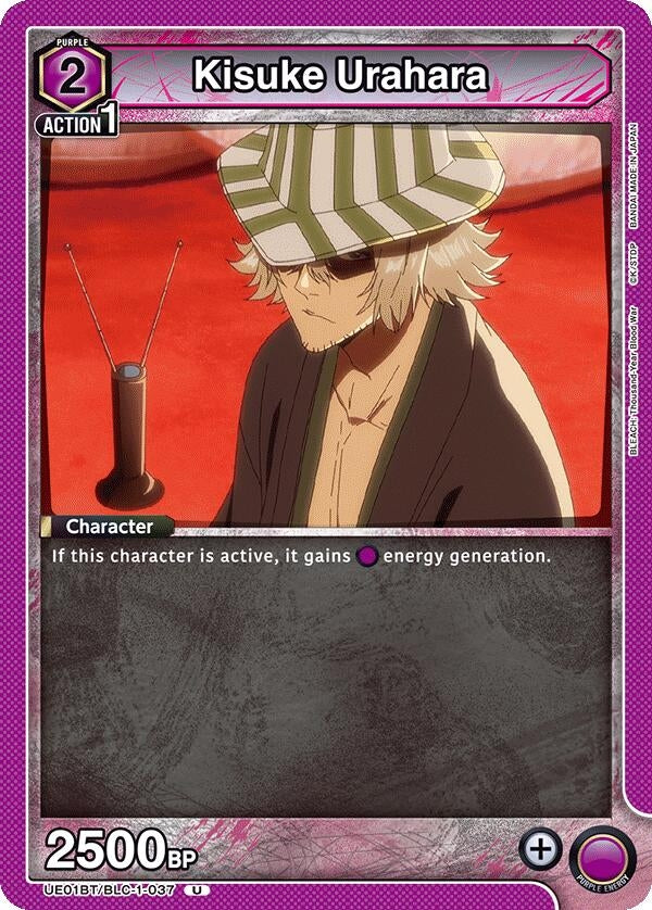 Image for Kisuke Urahara (037) (UE01BT/BLC-1-037) [UE01BT: BLEACH: Thousand-Year Blood War] - Union Arena