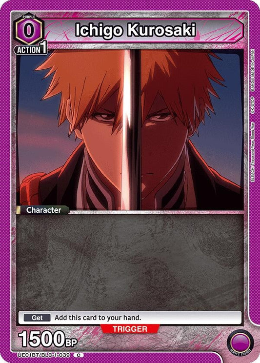 Image for Ichigo Kurosaki (039) (UE01BT/BLC-1-039) [UE01BT: BLEACH: Thousand-Year Blood War] - Union Arena