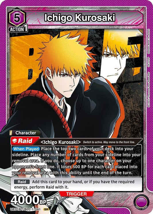 Image for Ichigo Kurosaki (041) (UE01BT/BLC-1-041) [UE01BT: BLEACH: Thousand-Year Blood War] - Union Arena