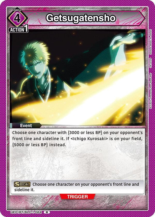Image for Getsugatensho (UE01BT/BLC-1-064) [UE01BT: BLEACH: Thousand-Year Blood War] - Union Arena