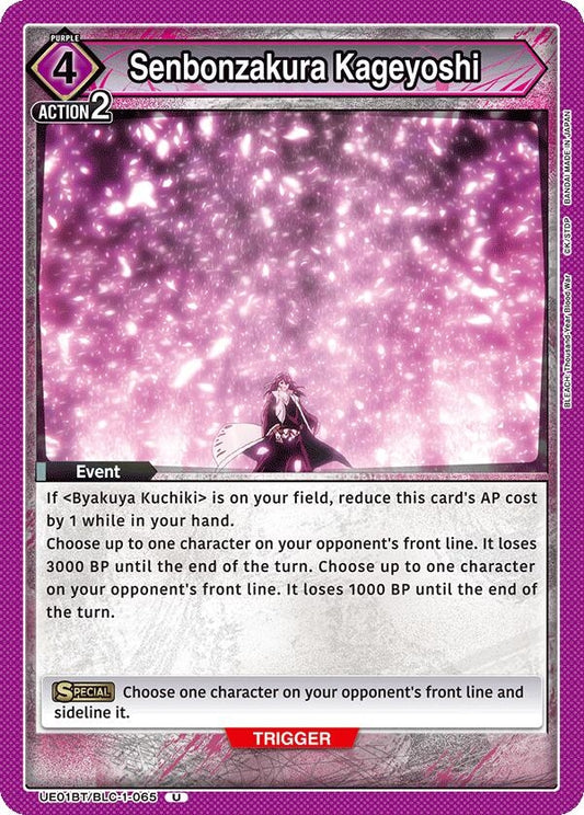 Image for Senbonzakura Kageyoshi (UE01BT/BLC-1-065) [UE01BT: BLEACH: Thousand-Year Blood War] - Union Arena