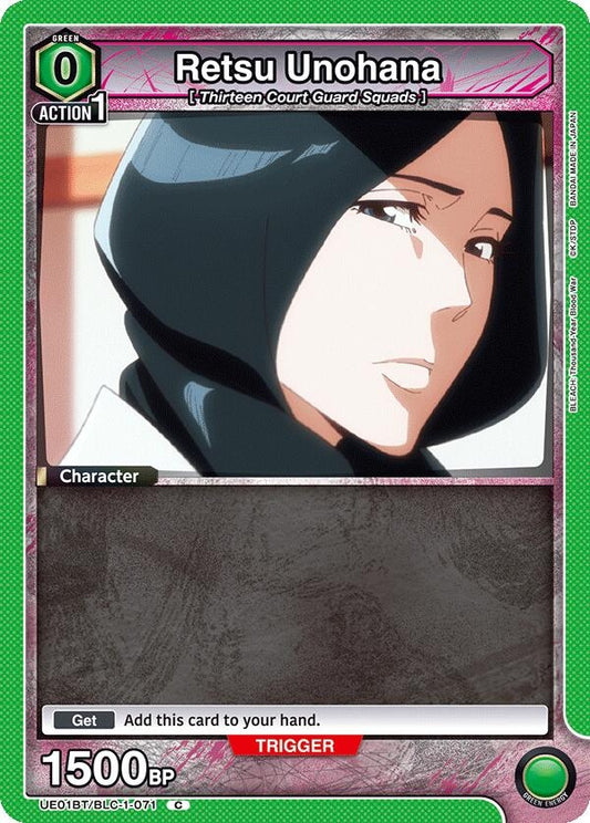 Image for Retsu Unohana (071) (UE01BT/BLC-1-071) [UE01BT: BLEACH: Thousand-Year Blood War] - Union Arena