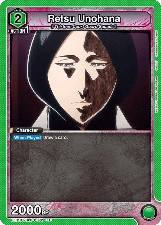 Image for Retsu Unohana (072) (UE01BT/BLC-1-072) [UE01BT: BLEACH: Thousand-Year Blood War] - Union Arena