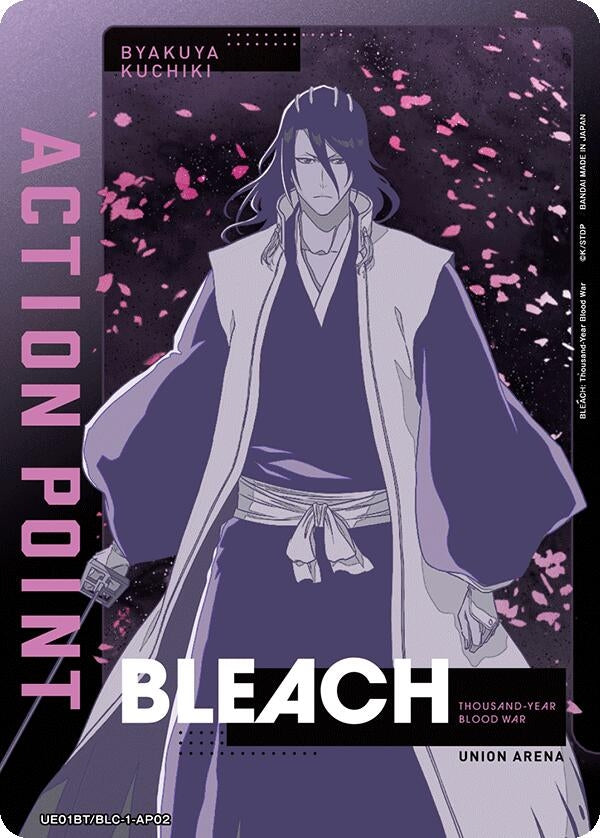 Image for Action Point Card (AP02) (Byakuya Kuchiki) (UE01BT/BLC-1-AP02) [UE01BT: BLEACH: Thousand-Year Blood War] - Union Arena