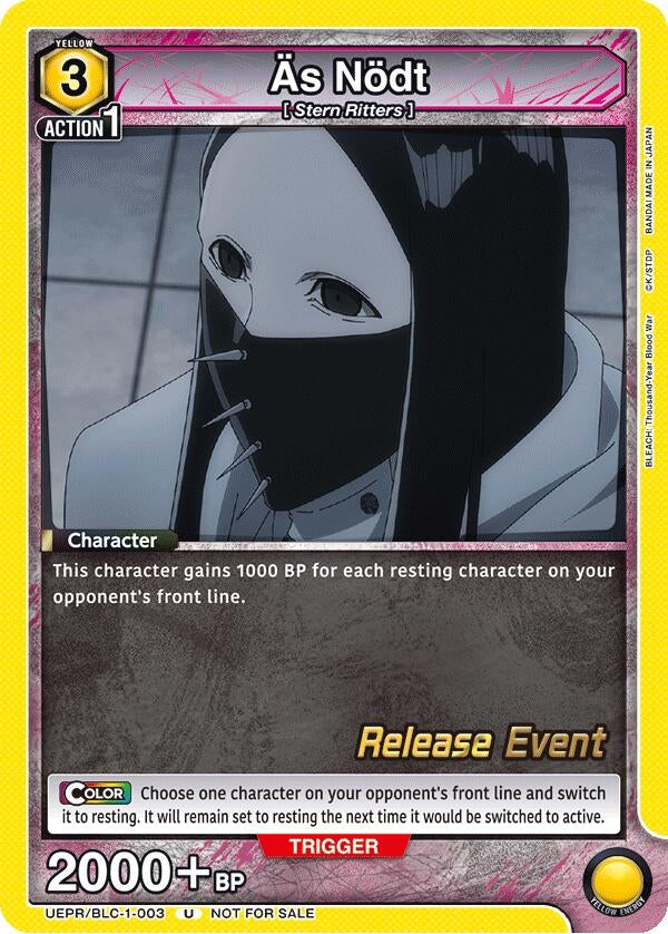 Image for As Nodt (003) (UEPR/BLC-1-003) [UE01BT: BLEACH: Thousand-Year Blood War Release Event Cards] - Union Arena