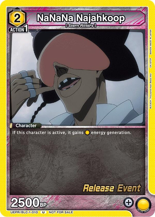 Image for NaNaNa Najahkoop (UEPR/BLC-1-010) [UE01BT: BLEACH: Thousand-Year Blood War Release Event Cards] - Union Arena