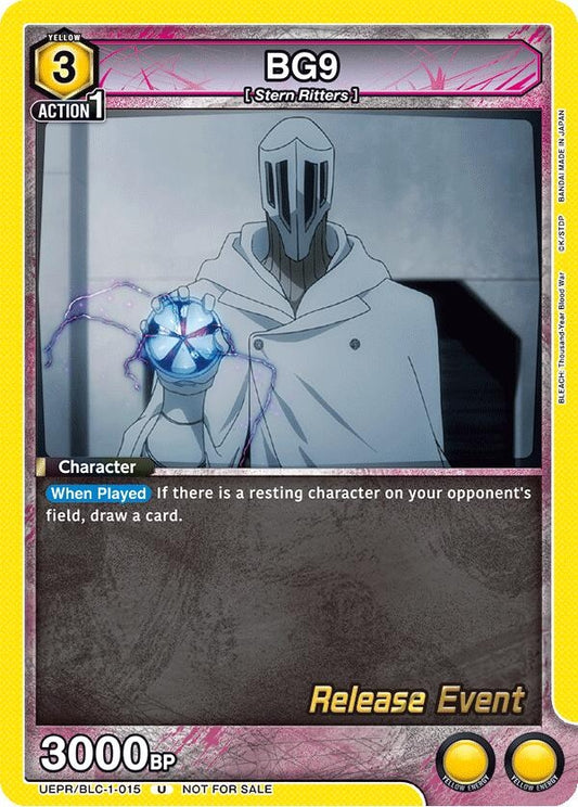 Image for BG9 (UEPR/BLC-1-015) [UE01BT: BLEACH: Thousand-Year Blood War Release Event Cards] - Union Arena
